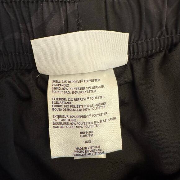 Calvin Klein Black Swim Shorts Allover Monogram Logo Large - Picture 6 of 13